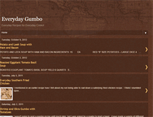 Tablet Screenshot of everydaygumbo.blogspot.com