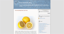 Desktop Screenshot of prescribehealth.blogspot.com