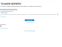 Tablet Screenshot of ecuadornacionalista88.blogspot.com