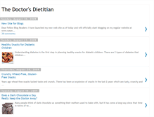 Tablet Screenshot of doctorsdietitian.blogspot.com