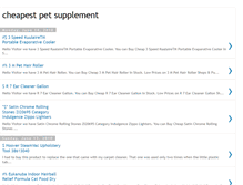 Tablet Screenshot of cheapestpetsupplement.blogspot.com