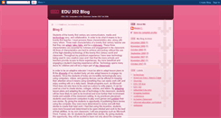 Desktop Screenshot of edu302fall08.blogspot.com