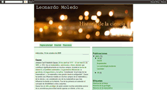 Desktop Screenshot of leonardomoledohistoriadelaciencia.blogspot.com