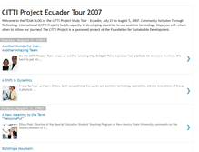 Tablet Screenshot of cittitour2007.blogspot.com