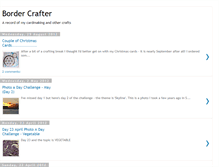 Tablet Screenshot of bordercrafter.blogspot.com