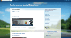 Desktop Screenshot of contemporarymediaregulations.blogspot.com