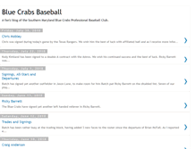 Tablet Screenshot of doubledaybluecrabsbaseball.blogspot.com