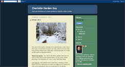 Desktop Screenshot of charlottegardenguy.blogspot.com