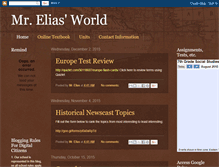 Tablet Screenshot of mreliasworld.blogspot.com