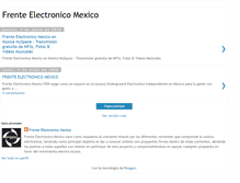 Tablet Screenshot of frenteelectronicomexico.blogspot.com