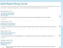 Tablet Screenshot of keithreedsmoneycorner.blogspot.com