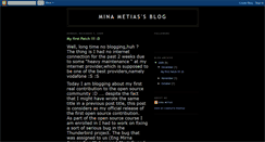 Desktop Screenshot of minametias.blogspot.com