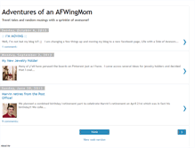 Tablet Screenshot of afwingmom.blogspot.com