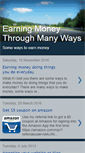 Mobile Screenshot of earning-many-ways.blogspot.com
