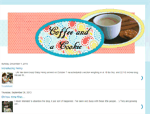 Tablet Screenshot of coffeeandacookie.blogspot.com