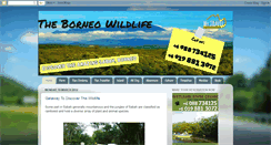 Desktop Screenshot of borneowildlifesabah.blogspot.com