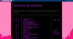 Desktop Screenshot of historias-de-adriana.blogspot.com