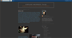 Desktop Screenshot of greasemonkeytalk.blogspot.com