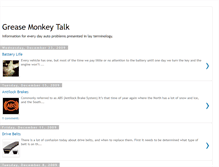 Tablet Screenshot of greasemonkeytalk.blogspot.com