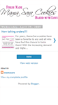 Mobile Screenshot of mamasaracookies.blogspot.com