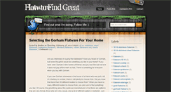 Desktop Screenshot of howtofindgreatflatware.blogspot.com