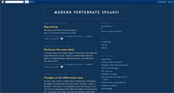 Desktop Screenshot of modernvertebrate.blogspot.com