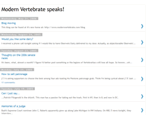 Tablet Screenshot of modernvertebrate.blogspot.com