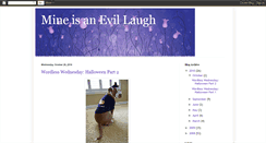 Desktop Screenshot of mineisanevillaugh.blogspot.com