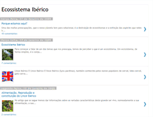 Tablet Screenshot of ecossistemaiberico.blogspot.com