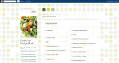 Desktop Screenshot of carriesrecipes.blogspot.com