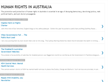 Tablet Screenshot of humanrightsinaustralia.blogspot.com