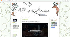 Desktop Screenshot of alloftheanimals.blogspot.com