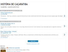 Tablet Screenshot of historiacacaratiba.blogspot.com