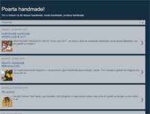 Tablet Screenshot of poarta-handmade.blogspot.com