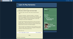 Desktop Screenshot of learntoplayharmonica.blogspot.com