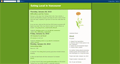 Desktop Screenshot of eatinglocalvancouver.blogspot.com