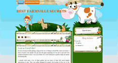 Desktop Screenshot of best-farmville-secrets.blogspot.com