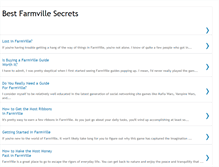 Tablet Screenshot of best-farmville-secrets.blogspot.com