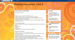 Desktop Screenshot of coosadareadingintervention.blogspot.com