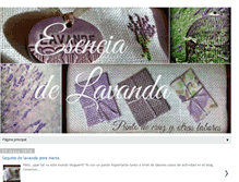 Tablet Screenshot of esenciadelavanda.blogspot.com