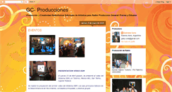 Desktop Screenshot of gc-producciones.blogspot.com