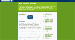 Desktop Screenshot of freespywarescannersonline.blogspot.com