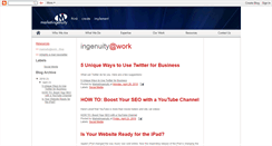 Desktop Screenshot of marketingenuity.blogspot.com