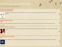 Tablet Screenshot of holdontoyourcatholickids.blogspot.com