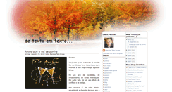 Desktop Screenshot of detextoemtexto.blogspot.com