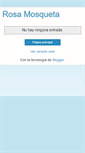 Mobile Screenshot of larosamosqueta.blogspot.com