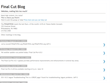 Tablet Screenshot of phillyfcpug.blogspot.com
