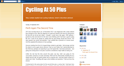 Desktop Screenshot of cyclingat50plus.blogspot.com