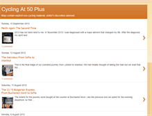 Tablet Screenshot of cyclingat50plus.blogspot.com