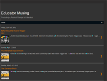 Tablet Screenshot of educatormusing.blogspot.com